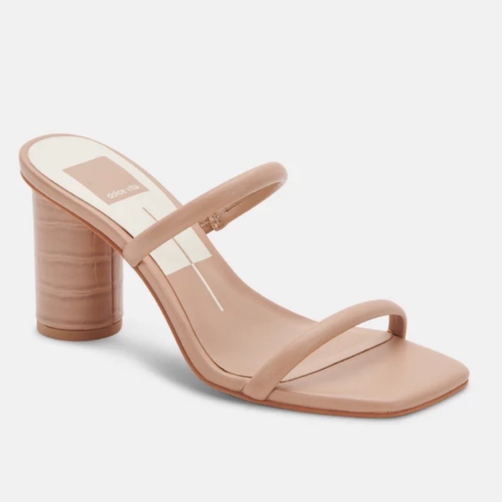 DOLCE VITA V-NOLES CAFE MULTI STELLA Heel Sandals Size 6